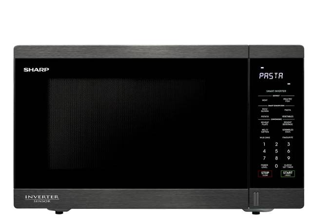 Sharp R77 220V Stainless Steel Microwave Oven with Grill, 34 L, Stainless Steel